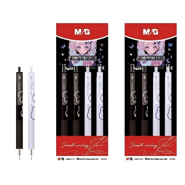 

TBMO M&G RETRACTABLE GEL PEN 0.5 BLACK PINK FANTASY - 10037414