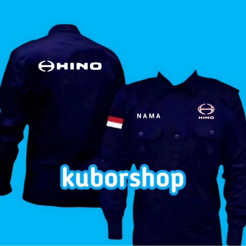 kemeja HINO /DRIVER HINO baju hino seragam hino full bordir