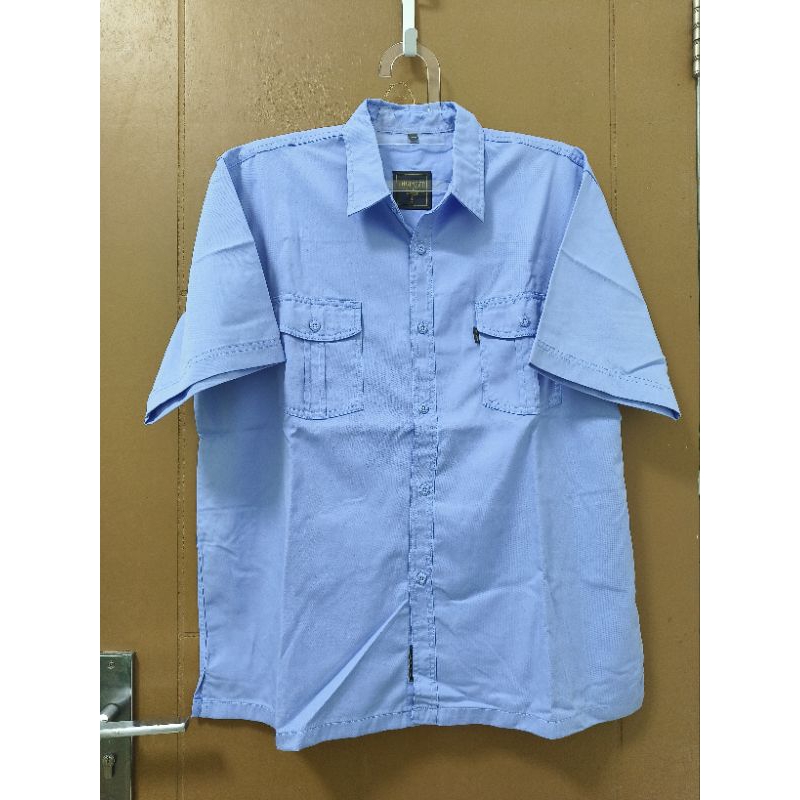 Kemeja Engineer Biru Original XXL