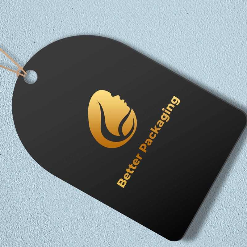 

Hang Tag Premium Foil | label nama baju foil premium anti sobek