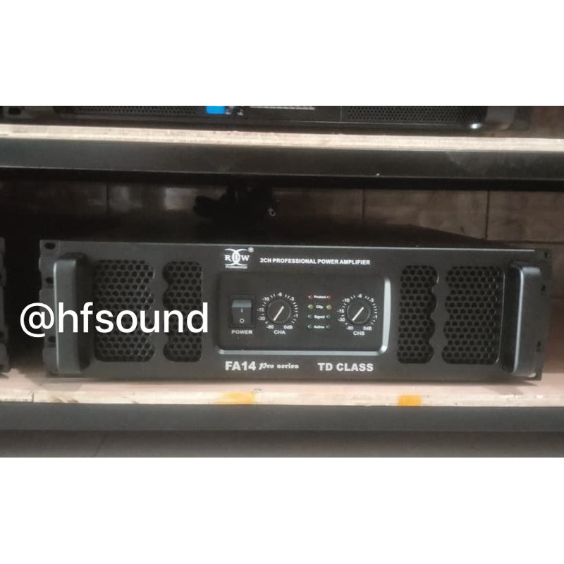 POWER AMPLIFIER | RDW FA14PRO | 2CHANNEL, CLASS TD