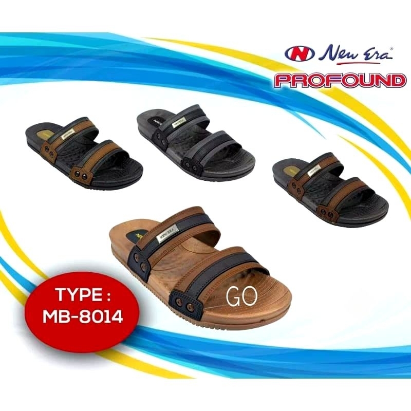 New Era Sandal Sendal Selop Karet Pria Dewasa