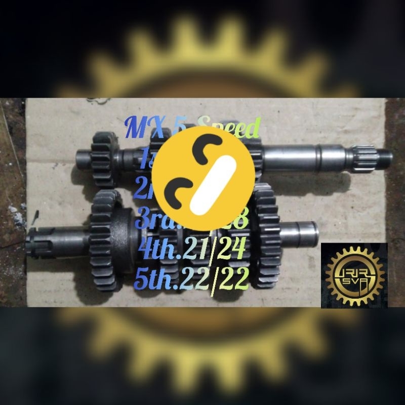 Gigi Rasio Gear Ratio Gir Rasio Jupiter MX 5 Speed MX King 5 Speed Vixion Racing Road Race dan Drag 
