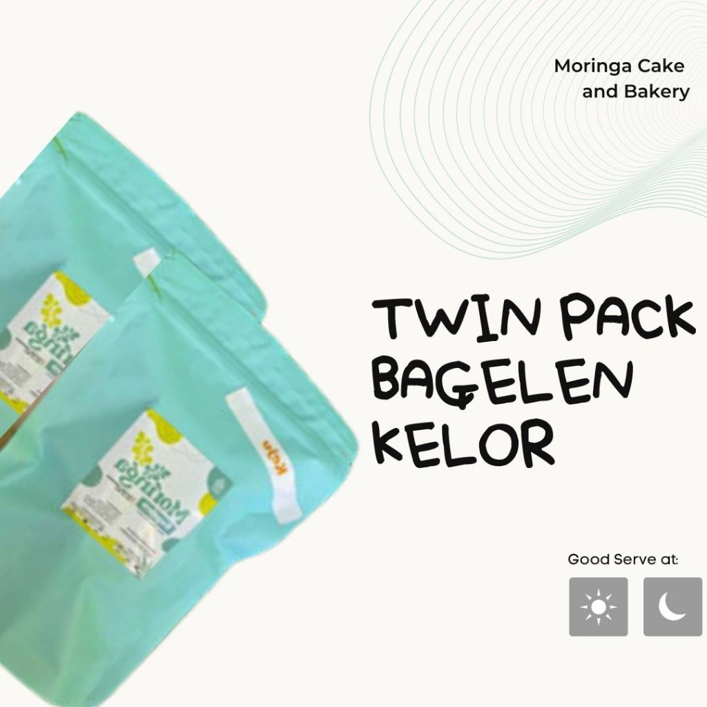 

Twinpack Kue Bagelen Daun Kelor-MoringaCakeandBakery