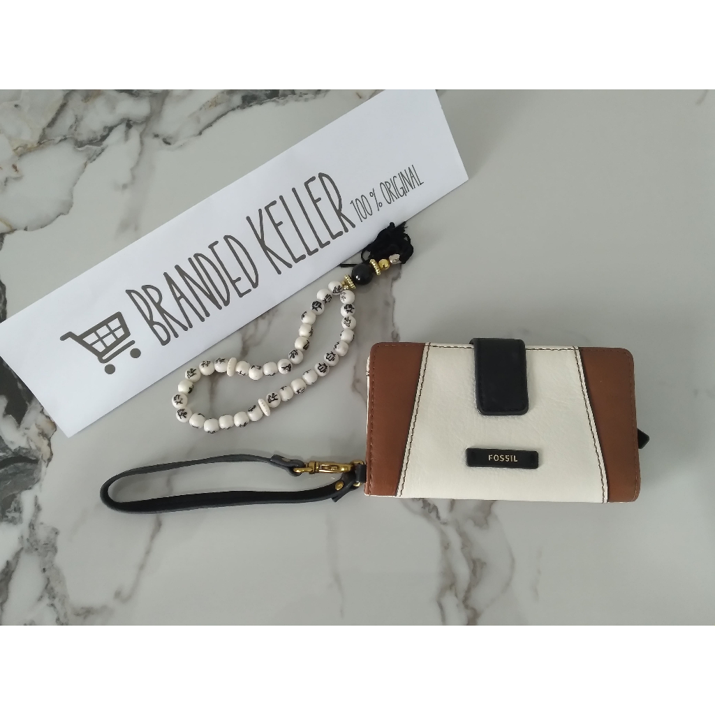 Dompet Fossil Wanita 100% Original Bahan kulit like new