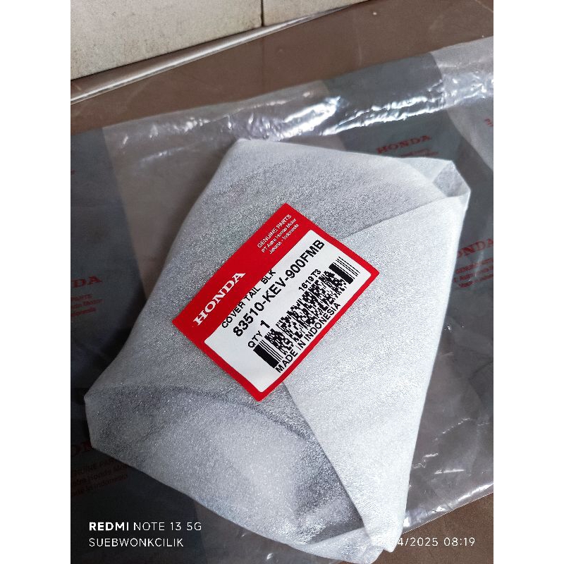 83510-KEV-900FMB cover tail sambungan body belakang honda supra lama supra x100 HITAM original ahm