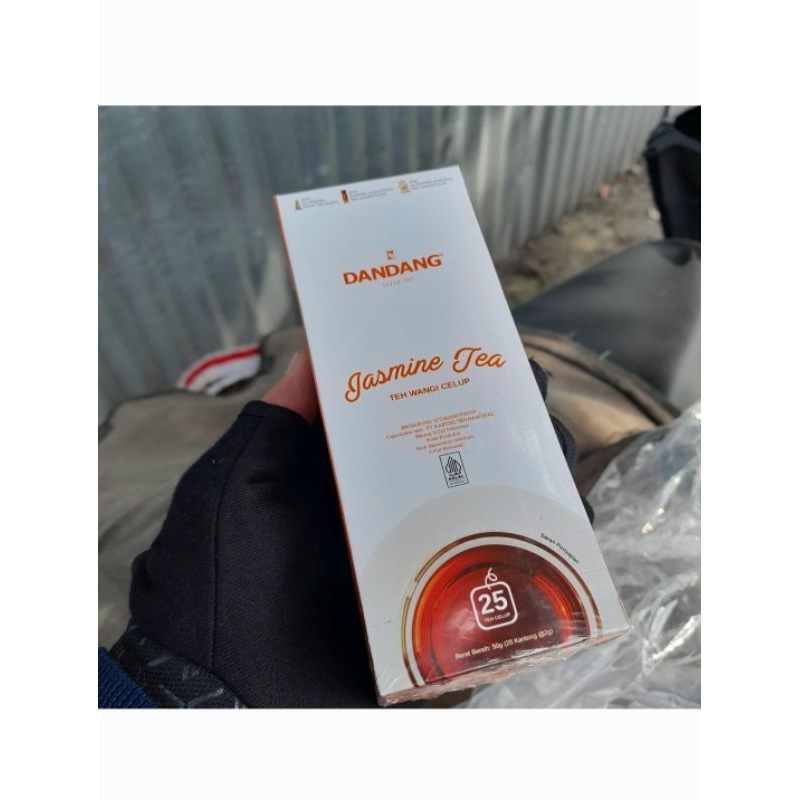 

Teh Dandang Jasmine tea isi 25celup beli 2box+glas cantel