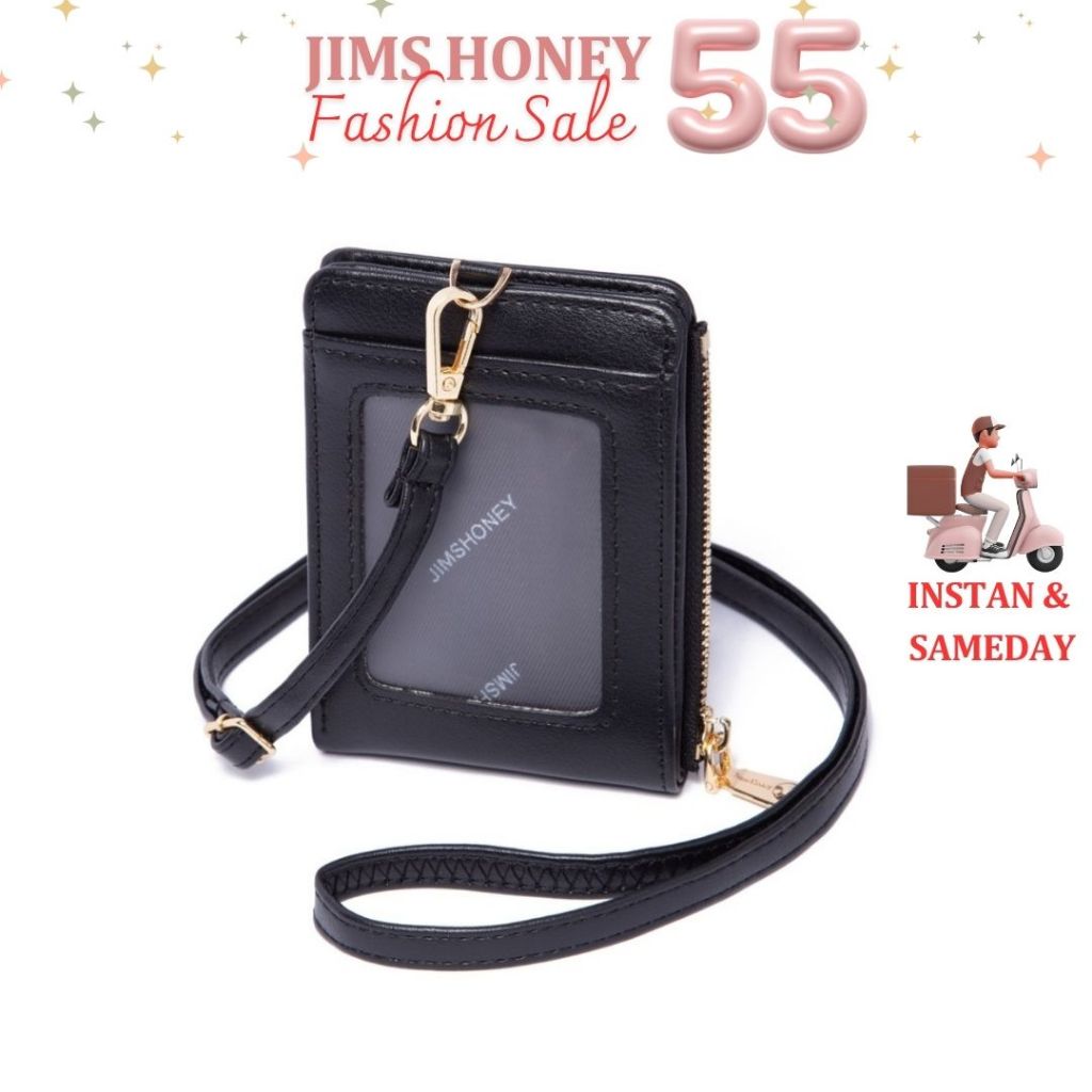 Jims Honey Cassandra Wallet - Mulltifungsi - Dompet Lanyard Wanita Pria