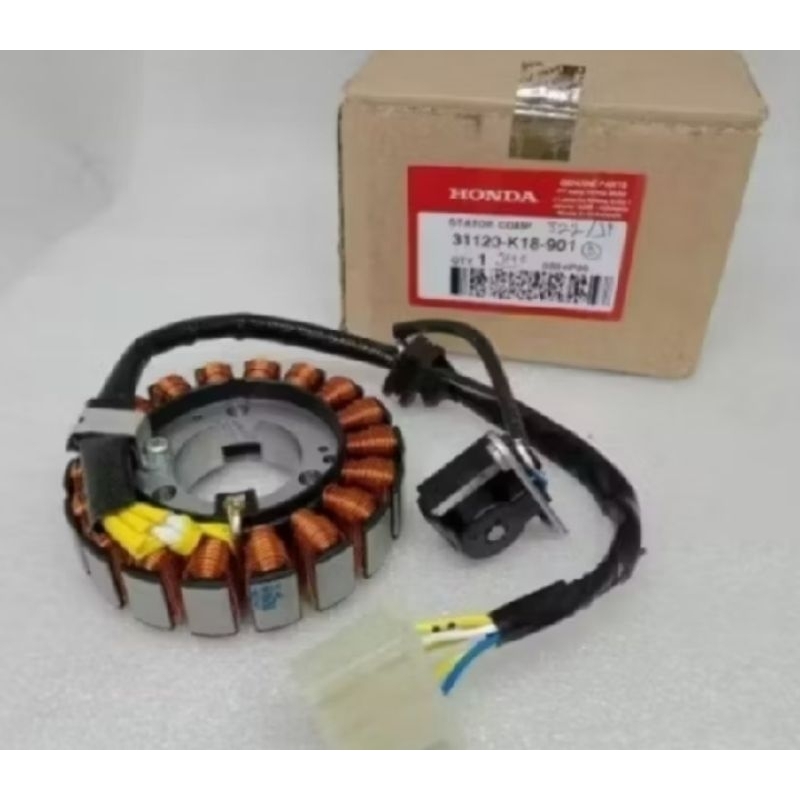 Spull Stator Comp Spul Assy K18 Ori AHM Honda Verza CB Verza Megapro New fi Megapro New karbu origin