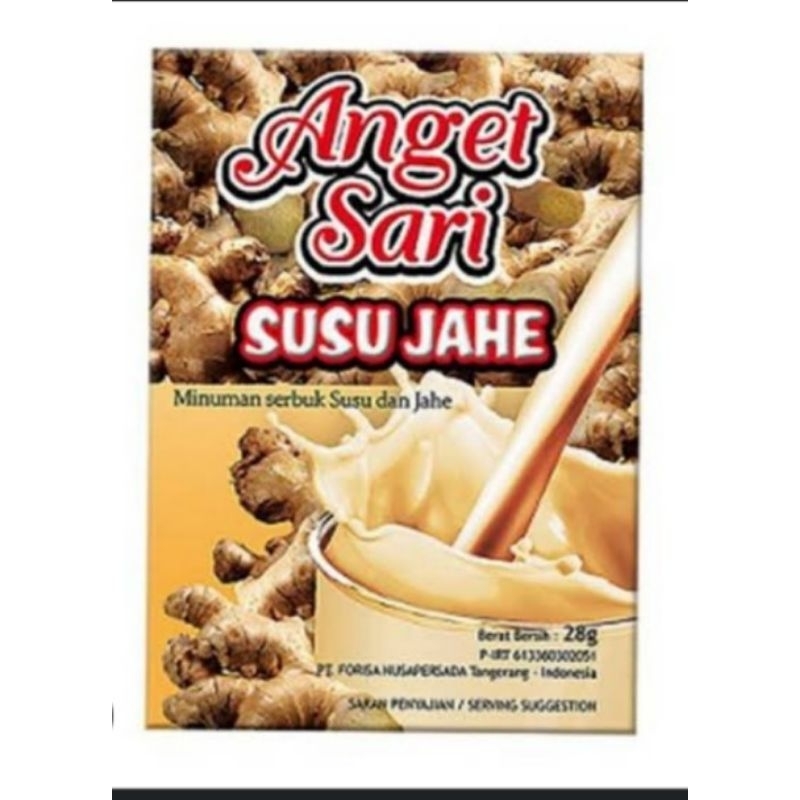

ANGET SARI SUSU JAHE 1 renceng isi 10 saset anget mantap