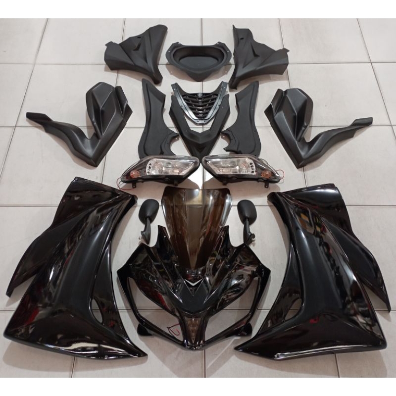 Fairing Hitam Black Pnp Vixion old/new (bisa buat modif semua motor)