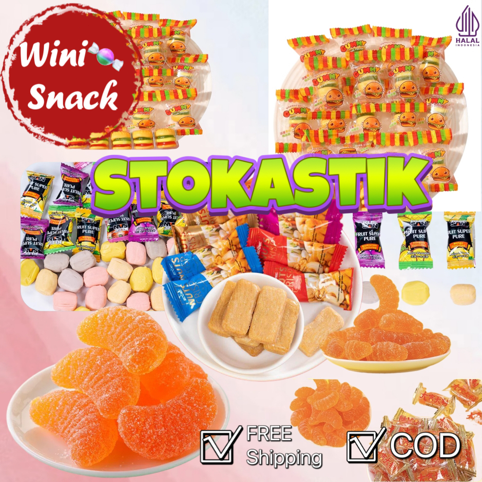 【Halal】Diimpor dari CinaPermen yang lezatPaket CampuranProduk Penting KeluargaSnack Netflix Favorit 