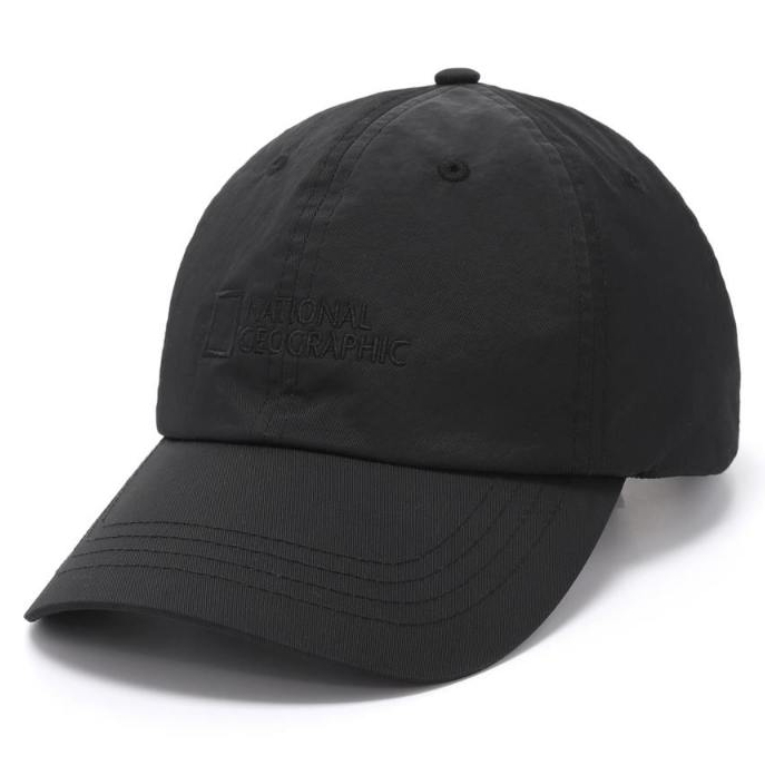 National Geographic Adelie Ball Cap Black - Topi Unisex Hitam