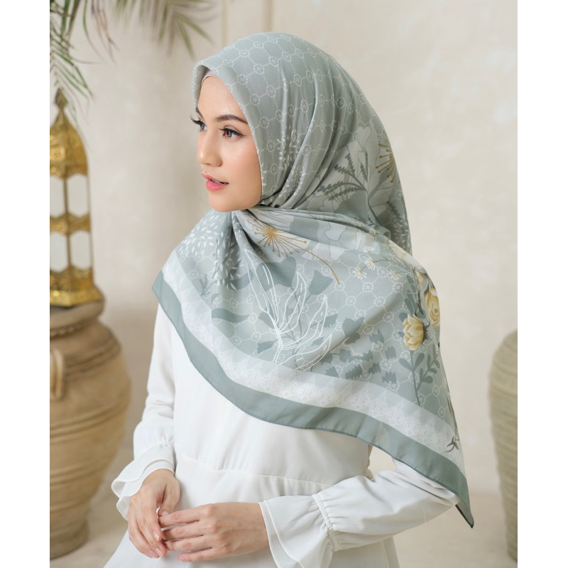 Aruna Hijab Motif Segi Empat by efabric