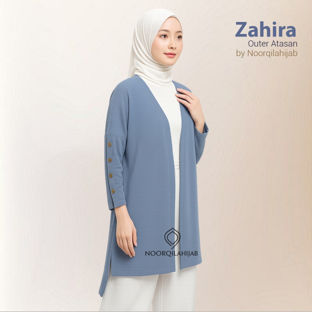 Noorqilahijab - Outer kondangan lengan Panjang | Outer Brukat Panjang Lengan Balon | SPECIAL EDITION