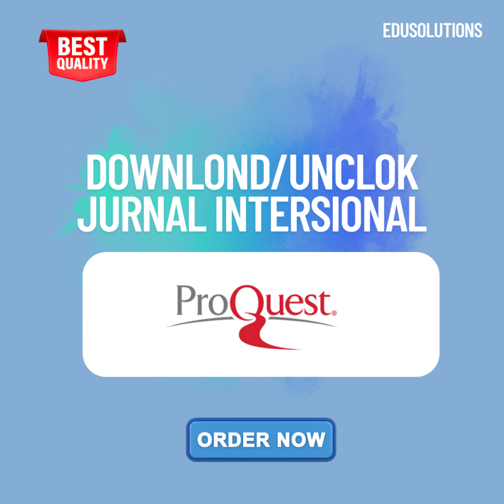 Unlcok Jurnal Internasional ProQuest