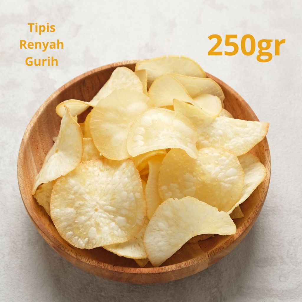 

Keripik Singkong Bawang Original Kakeku Asin Gurih 250gram