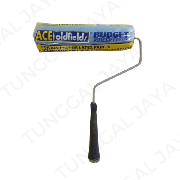 

KUAS ROLL CAT ACE / ROLL KUAS ACE BUDGET 9" ( sumbu putar 10mm 3/8 ")// KUAS ROLL TEMBOK