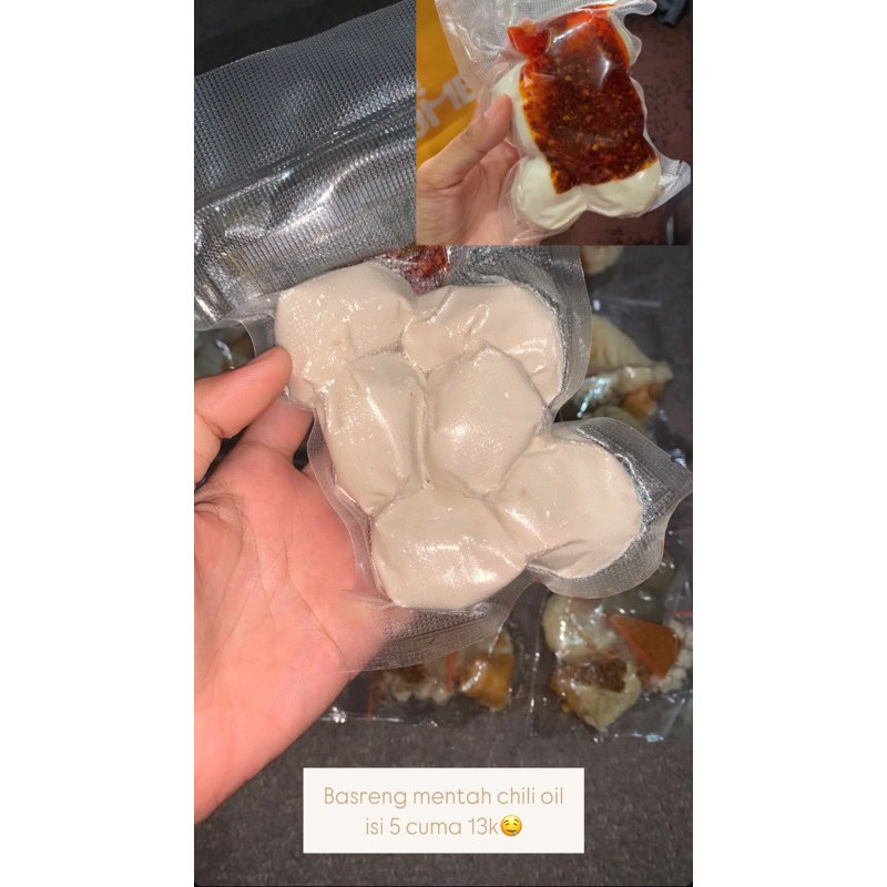 

basreng mentah chili oil