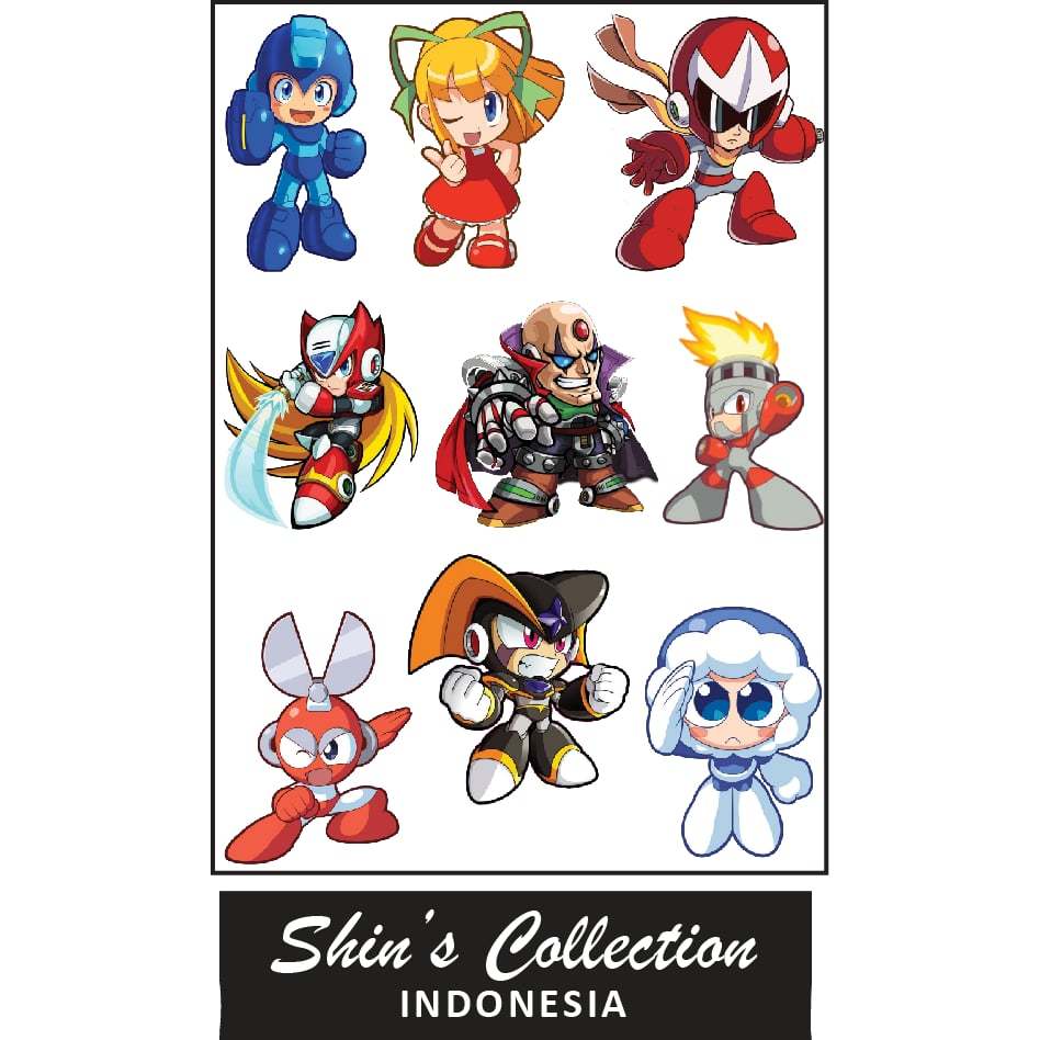 

Sticker stiker Megaman chibi 1 pc