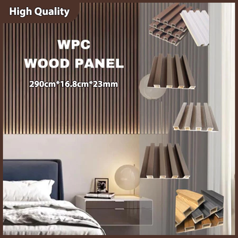 Wood Panel WPC 2.9Meter Woodpanel Wallpanel Kisi Kisi Kayu Anti Rayap Dan Anti Air