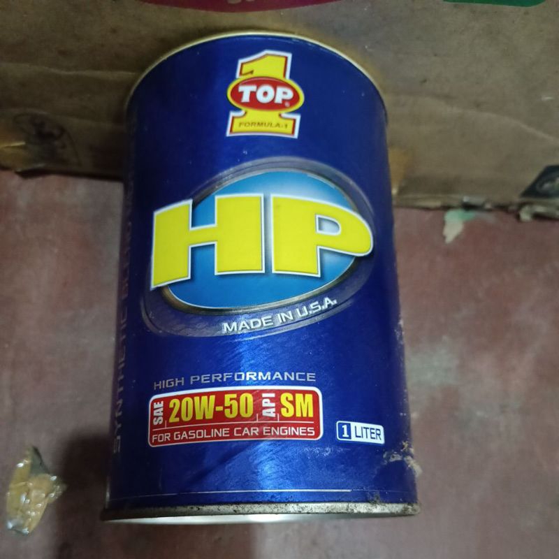 oli top 1 HP 20w-50 kemasan kaleng 1liter