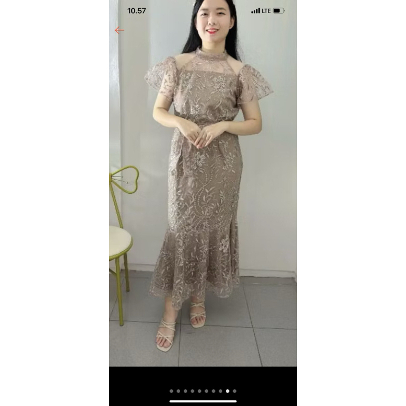 Party dress model duyung
