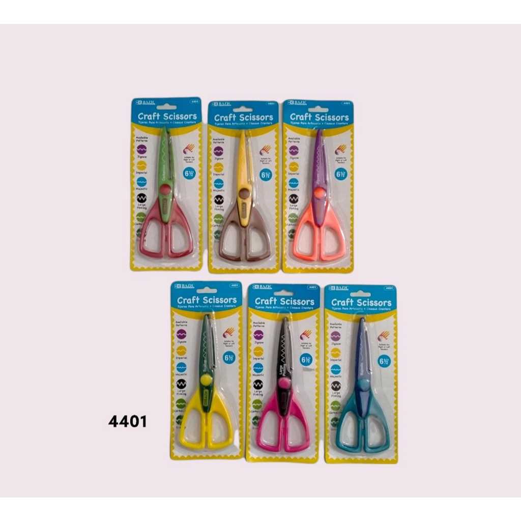 

GUNTING KERTAS GERIGI ZIG ZAG CRAFT SCISSORS BESAR 6.5 INCH 4401 STAINLESS