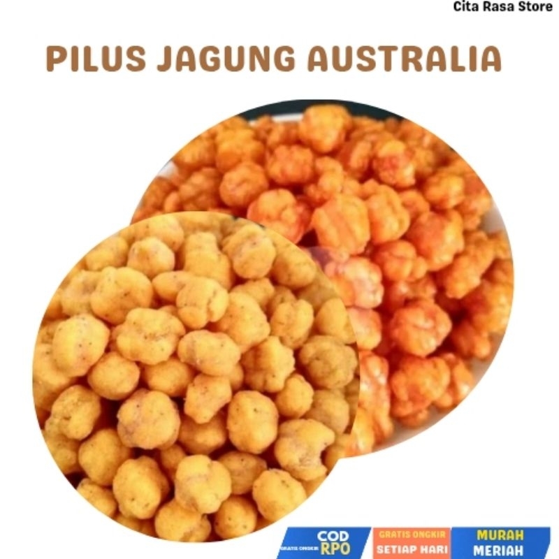 

PILUS JAGUNG AUSTRALIA ORIGINAL 500GR /PILUS JAGUNG AUSTRALIA PEDAS 500GR