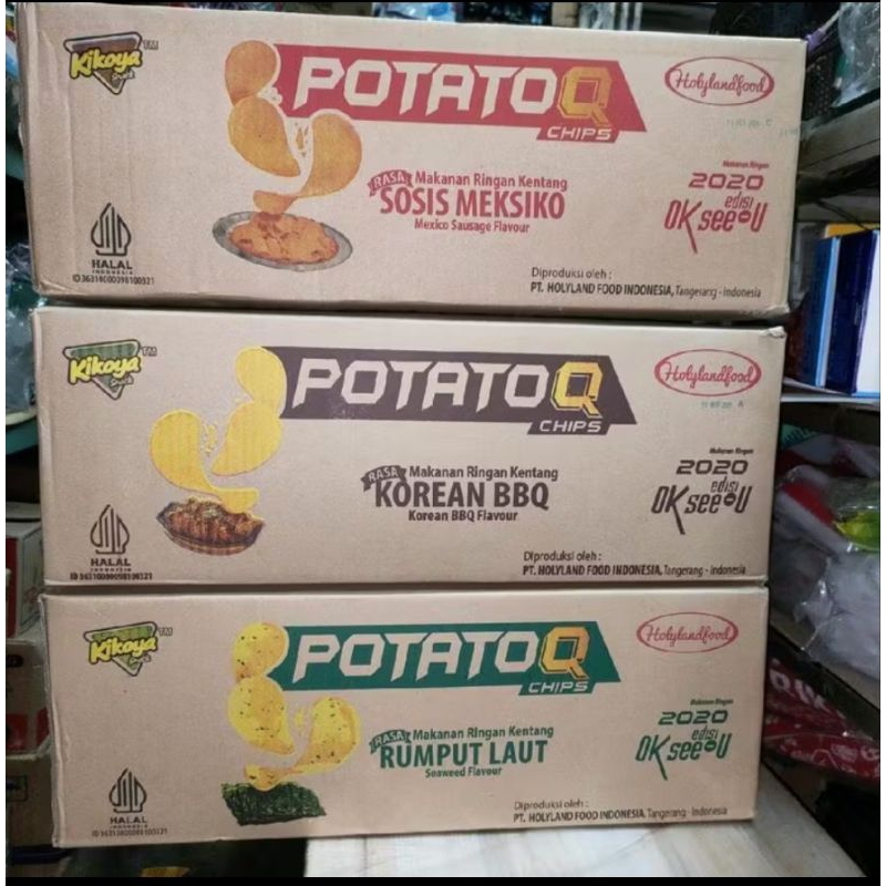 

1 bal potato Q chips kentang goreng isi 10