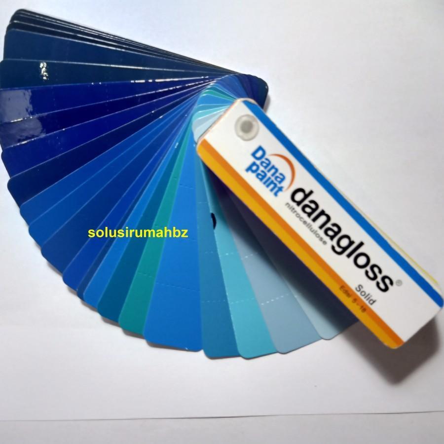 KATALOG CAT WARNA DANAGLOSS NC NITROCELLULOSE DANAPAINT CAT MOBIL Fandeck Kartu Warna KIPAS fan deck