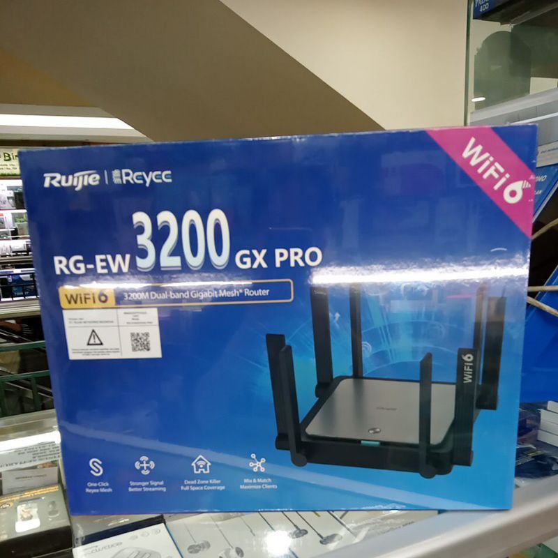 router wireless ruijie RG-EW 3200 GX PRO dual band gigabit mesh router wifi 6