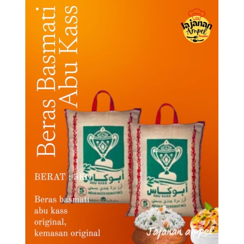 

BERAS BASMATI ABUKASS ORIGINAL 5KG