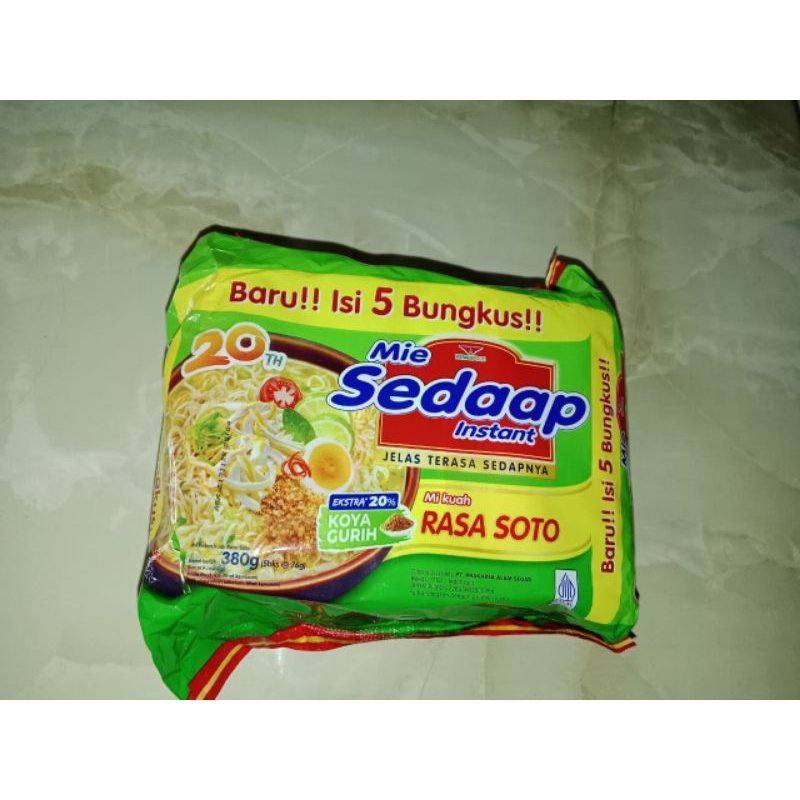 

Mie Sedap Soto 1 Pack isi 5