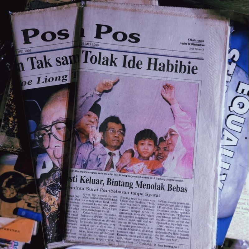 Koran Jawa Pos, Mei/Juni 1998 - Varian