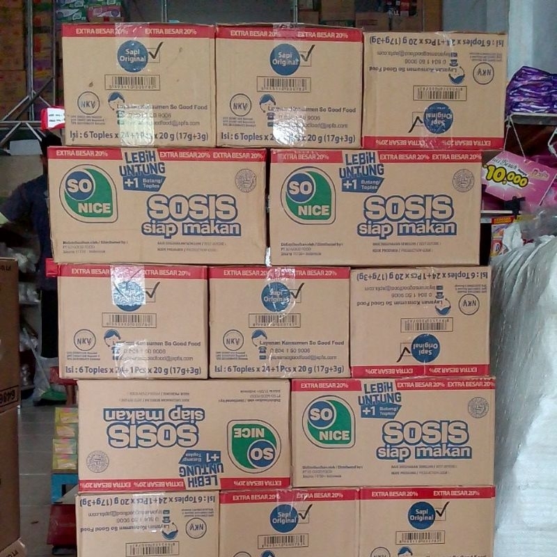 

Sosis So Nice Rp 1.000 an 1 dos