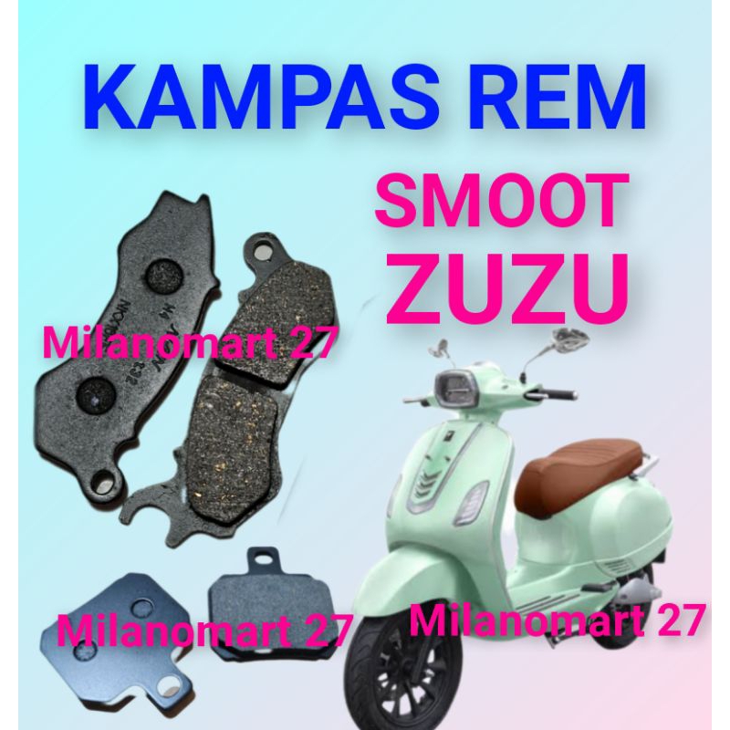 kampas rem smoot zuzu kampas rem sepeda listrik SMOOT ZUZU