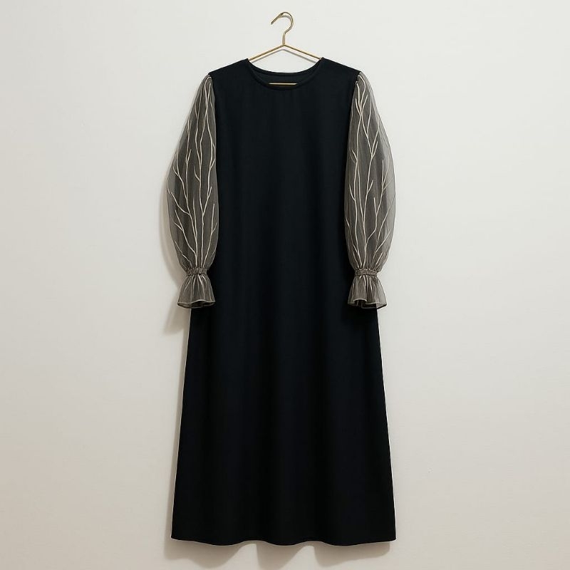 Dress Akar Tile Polos