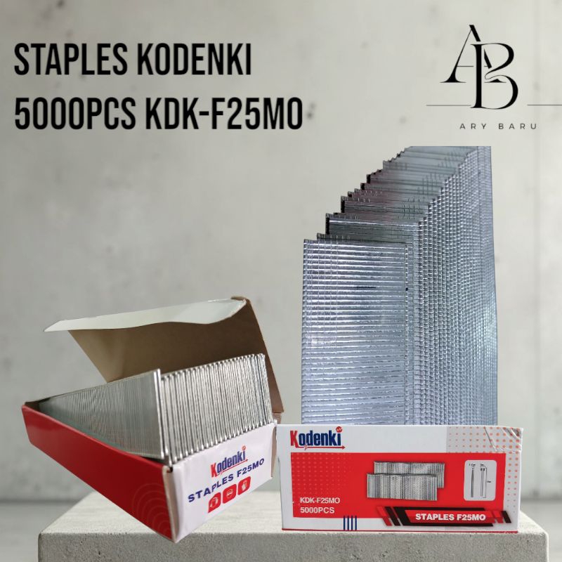 

Stapler Isi Staples Kayu Kodenki F25MO Stapler Kayu Staples Jumbo Termurah Ary Baru Store