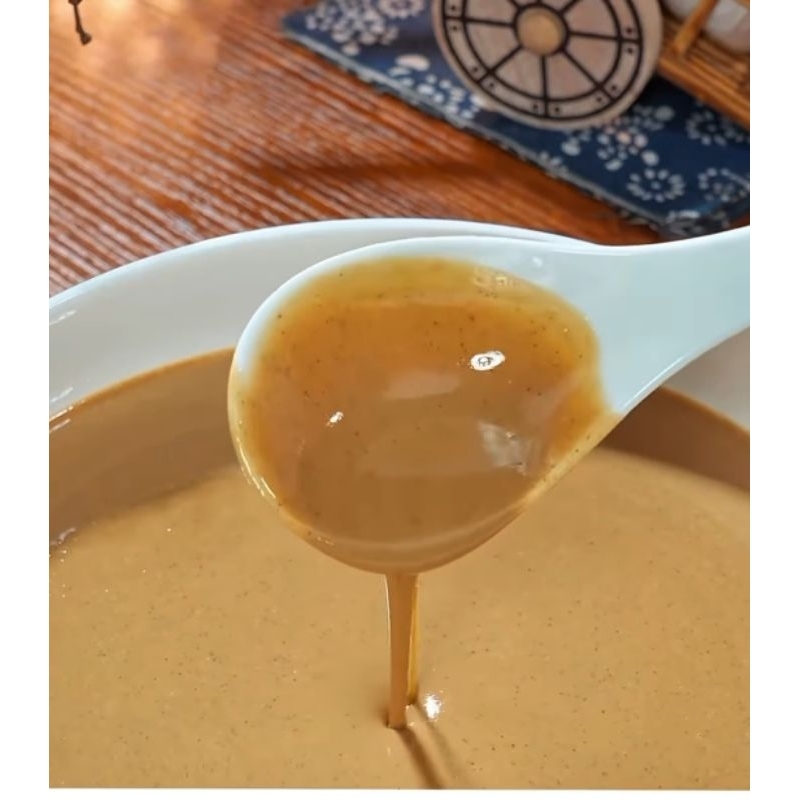 

sesame dressing.saus biji wijin enak halal