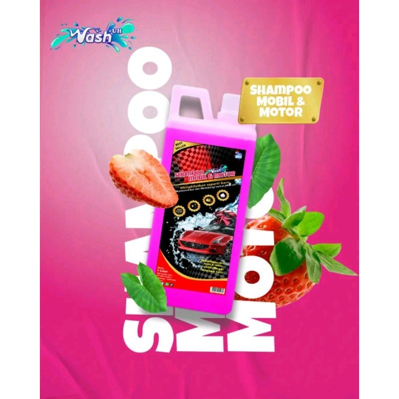 Shampoo Mobil dan Motor Busa melimpah - Varian 5L (strawberry)