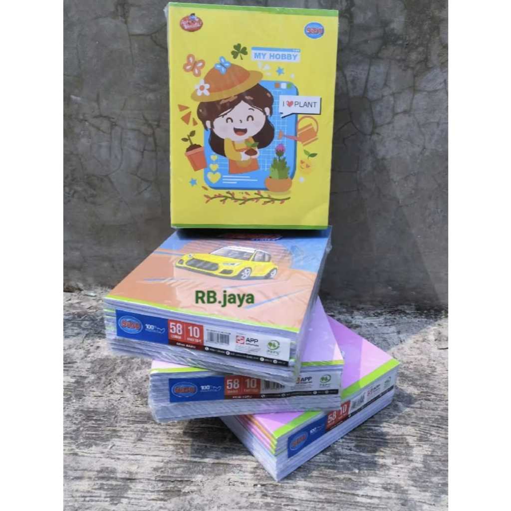 

RB BUKU TULIS SIDU 58 BUKU SIDU 1PAK(10pcs) / Buku Tulis Sido 58 Lembar 1 Pack