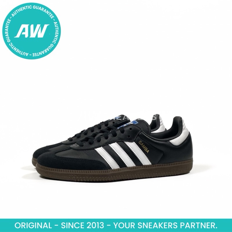 ADIDAS SAMBA OG J “Black Gum”