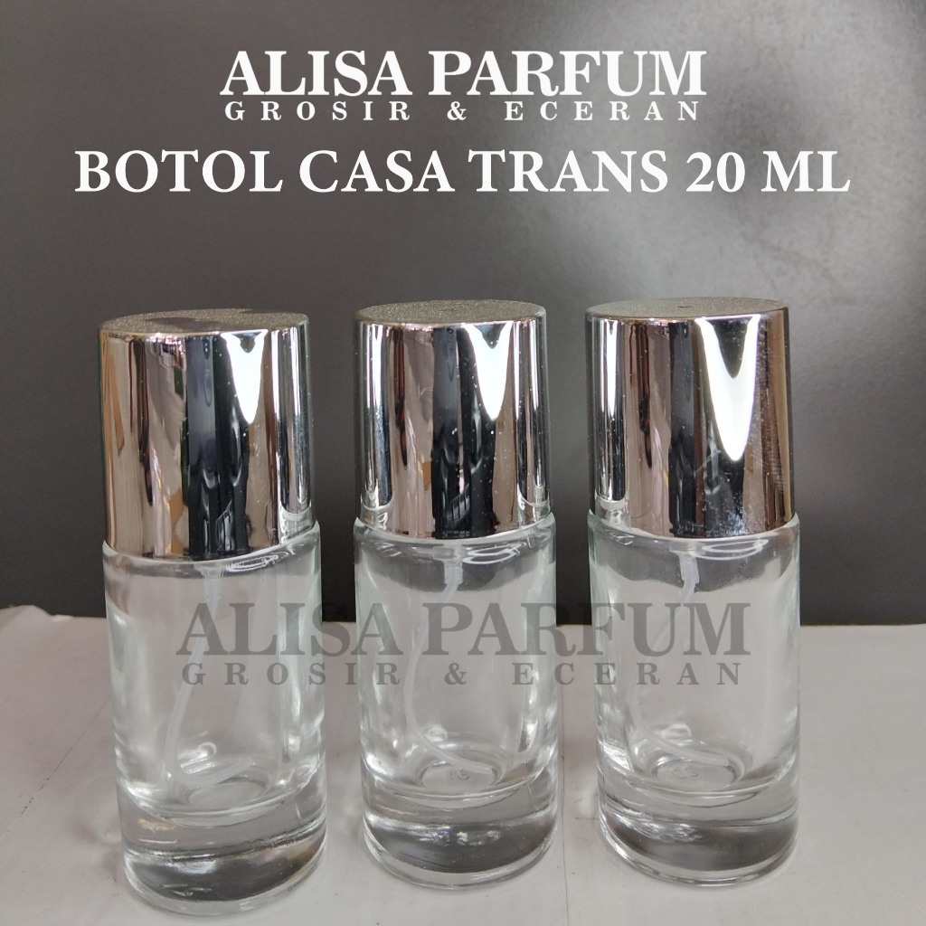 Botol kosong casa 20ml tranparan model drat