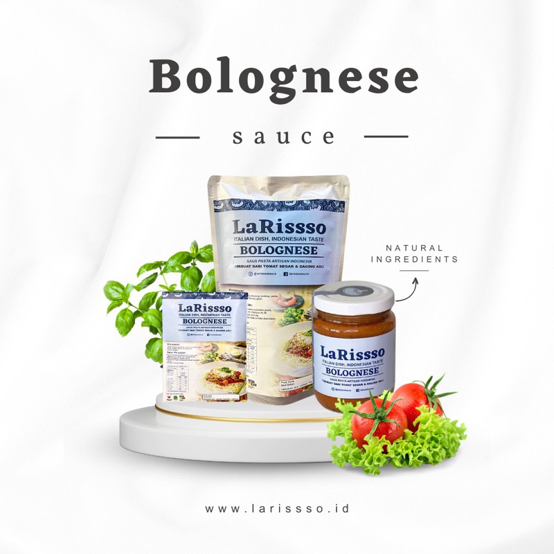 

Saus Pasta Bolognese LaRissso family pack 500g