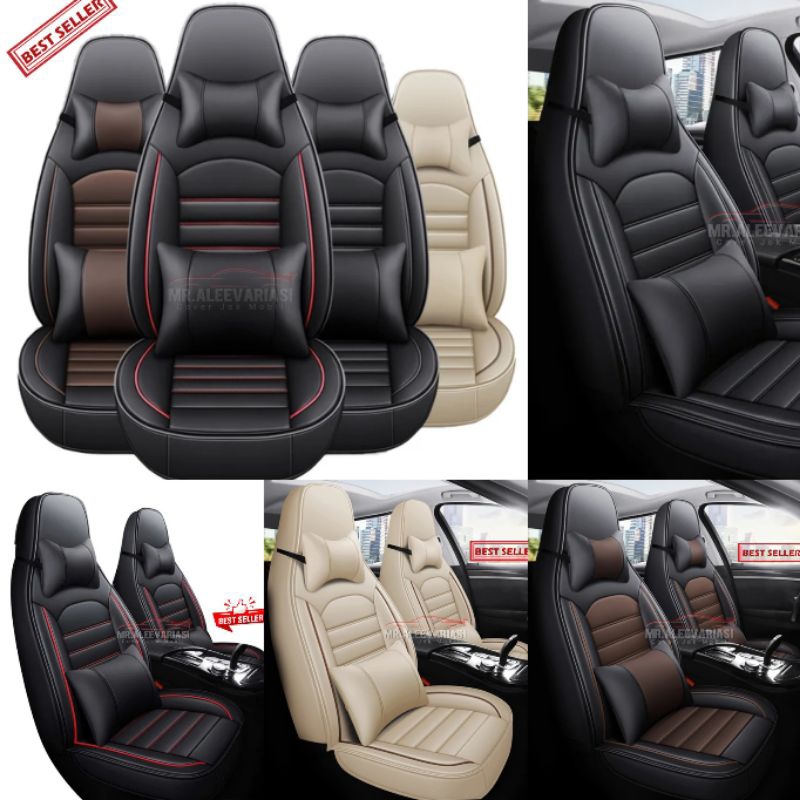 Sarung Jok Mobil MBTECH Calya Sigra Mobilio Fullset 3 Baris Jok Depan - Belakang