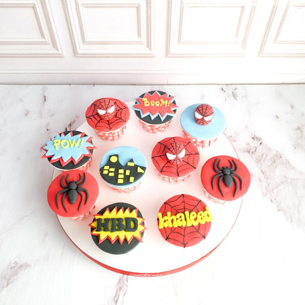 

Cupcake/Cup Cake Icing/Cup Cake Spiderman/Cupcake isi 10