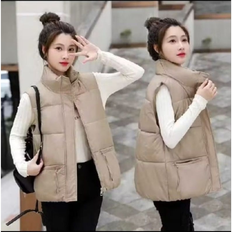Rompi Tebal Wanita / Rompi vest Wanita / Rompi Winter Wanita / Rompi Parasut Wanita