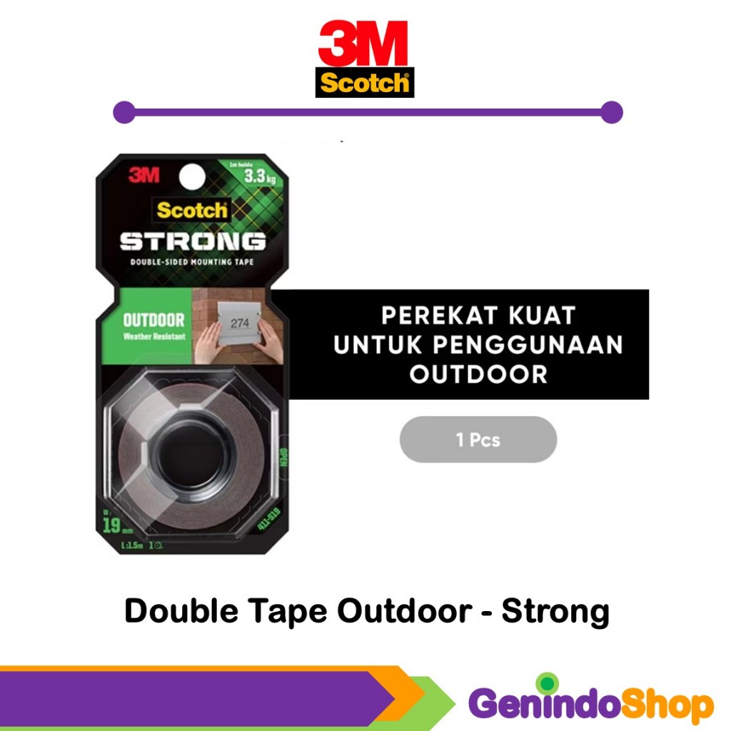 Double Tape Outdoor / 3M Scotch Double Sided-Mounting Tape