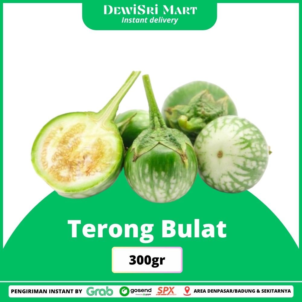 

Terong Bulat Fress 300gr - Dewi Sri Mart